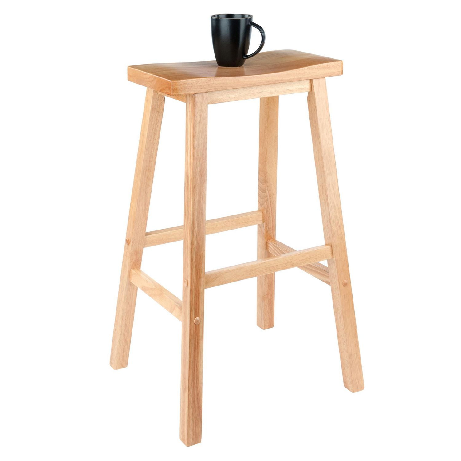 Winsome Tabouret de bar en selle Satori, naturel