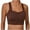 Coffee# sports bras for women, variant on Oksale Strappy Sports Bras for Women Lightweight Cozy Y Back Yoga Bra Stretch Moisture Workout Racerback Sports Bra 2026 Navy S