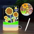 thumbnail image 1 of Glow Writing Tablet, LCD Doodle Board, Reusable Drawing Tablet, Kids Writing Board, Portable Sketch Pad, Electronic Notepad, Mess Free Drawing Board, Childrens Doodle Pad, Light Up Tablet, 1 of 9