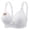 White#bras for women packs, variant on FAVIPT Wireless Bra Women Floral Print Bralettes Push Up Comfort Soft Underwear Breathable Everyday Senior Bra 2025 Black,XXXXL