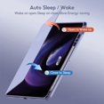 thumbnail image 4 of TBTIC 360 Rotation Transparent Acrylic Case For Tablet Xiaomi 6 6Pro 5 5Pro With Pencil Holder Slot Pink Xiaomi 6 6Pro, 4 of 6
