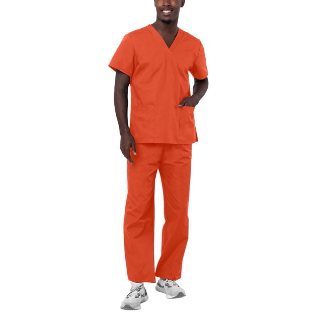 Adar Universal Unisex Scrubs - Unisex Drawstring Scrub Set