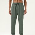 thumbnail image 1 of LYMAYTER Men's Quick-Dry Gym Pants Breathable Workout Training Lightweight Moisture-Wicking Activewear, 1 of 10
