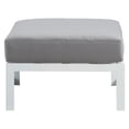 thumbnail image 4 of Elle Decor Mirabelle Pouf d'Extérieur Gris et Blanc Français, 4 of 6