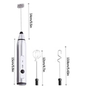 Cehvom USB Charging Electric Hand Mixer, Stainless Steel