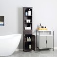 thumbnail image 2 of HOMCOM Armoire de Rangement pour Salle de Bain, Grande Tour à Linge avec Étagères et Tiroir, 2 of 10