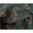 thumbnail image 4 of oneOone Silk Tabby Fabric Paisley Block Print Fabric By The Yard 42 Inch Wide, 4 of 4