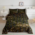 thumbnail image 2 of Erosebridal Geometry Bedding Full Comforter Set, Bling Stars Down Comforter, Octer Space Room Decor, Microfiber 3-Piece, 2 of 7