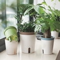 thumbnail image 3 of Flower Pot Planter Basket Automatic Water Absorption Bucket Pp Plastic Lazy Flowers Container Garden Tool Self Watering, 3 of 5