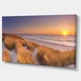 thumbnail image 2 of Coucher de Soleil sur l'Le Texel Plage - Art Mural Moderne sur Toile, 2 of 3