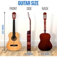 thumbnail image 4 of Pyle 36 Inch Junior 6 String Beginner Classic Acoustic Guitar & Accessories, 4 of 10