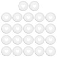 thumbnail image 1 of Unique Bargains Plastic Book Binding Discs Heart Binder Rings, White, 22 Pack, 1 of 6