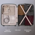 thumbnail image 4 of 3-Piece Hardside Luggage Set: 28 Inch, 24 Inch Large Suitcases with wheels and 20 Inch Carry On Luggage, 4 of 10