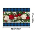 thumbnail image 3 of Napperon de Noël Tapis de Table Noël Décoration Maison Salon Napperon, 3 of 8