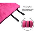 thumbnail image 5 of DESERT & FOX Sacs de Couchage en Flanelle de Coton avec Oreiller, Sac de Compression Enveloppe pour Temps Chaud et Froid 4 Saisons, Sac de Couchage de Randonnée Léger et Portable pour le Camping en Plein Air, la Randonnée, les Voyages, 5 of 5