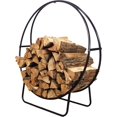 thumbnail image 2 of Anneau de Support pour Bois de Chauffage Extérieur - Support en Acier Tubulaire Rond pour Foyer Intérieur - Capacité, 2 of 3