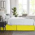 thumbnail image 2 of SGI Bedding 14 Inch Pleated Bed Skirt | Microfiber Bed Skirt | Fade Resistant, Wrinkle Free, Anti-static, Decorative, Extra Storage Space, Clutter-Free | Queen, Yellow, 2 of 6
