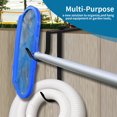 thumbnail image 4 of 2 Pcs Adjustable Pool Fence Hooks Double-Hook Pool Fence Hanger Heavy Duty Fence Hooks for Pool Poles Hose Pool Skimmer, 4 of 7