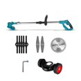 thumbnail image 1 of Electric Lawn Mower Handheld Cordless Garden Grass Trimmer.100-135cm Length Adjustable ,Easy to Use, 1 of 7