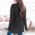 thumbnail image 4 of Pull Hiver Cardigan Manches Longues Boutonnage Ouvert sur le devant avec Poche, 4 of 5