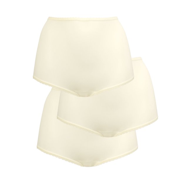 Bali Womens Skimp Skamp Brief 3-Pack, 5, Moonlight/Moonlight/Moonlight