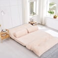 thumbnail image 2 of Giantex Adjustable Floor Sofa, 6-Position Lazy Couch Bed, Multi-function Sitting Sofa for Reading, Sleeping, Gaming, Beige, 2 of 6