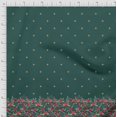 thumbnail image 3 of Soimoi Rayon Fabric Artistic Leaves & Flower Panel Print Fabric by The Yard 56 Inch Wide, 3 of 5