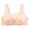thumbnail image 3 of Women Bras Seamless Bra Feature V-Neck Demi & Balconette Bra Style W-1785 Pinks XXL, 3 of 4