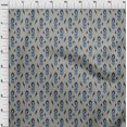 thumbnail image 3 of oneOone Cotton Flex Fabric Paisley Ikat Print Sewing Fabric BTY 40 Inch Wide, 3 of 4
