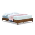 thumbnail image 2 of MUSEHOMEINC 12 Inch Easy Assembly Solid Pine Wood Platform Bed Frame, Full, 2 of 9