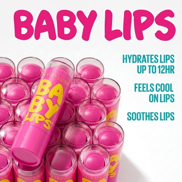Maybelline New York Baby Lips, Moisturizing Lip Balm, Pink Punch