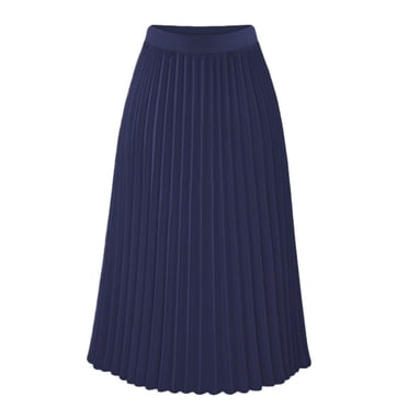 Fankiway Fashion Women Loose Casual High Waist Solid Long Ankle Pleated Skirt Womens Plus Size Skirts Womens Summer Skirts