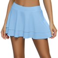 thumbnail image 1 of Jupe Longue pour Filles Taille 5 Jupes pour Femmes Grande Taille Jupes de Lit Style Cottage Jupe Longue Jupe Isolée pour Maison Mobile Jupe Plissée Unie Mini Décontractée Confortable Tenue d'Intérieur Ligne A Bleu P, 1 of 7
