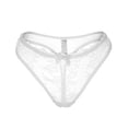 thumbnail image 3 of Varsbaby Unlined Balconette Demi-Cup Underwire Lace Bra and Thongs, 3 of 5