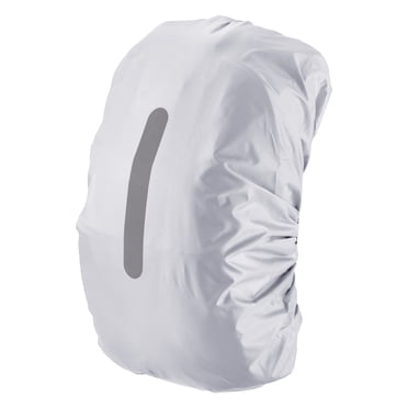 Uxcell Waterproof Backpack Rain Cover, 30L-40L Backpack Cover, Bag Rain Cover with Reflective Strap [Silver]