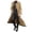 Khaki, variant on Men's Anoraks Stylish Trench Coat Double Long Sleeve Casual Outerwear for Winter Work and Holiday Fashion