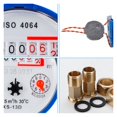 thumbnail image 4 of Compteur d'Eau Intelligent Instruments de Mesure de Débit Outils de Mesure à Domicile avec Accessoires en Cuivre, 4 of 6