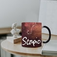 thumbnail image 4 of EGNMCR Twelve Constellations Ceramic Color-changing Cup Coffee Tea Cup Constellation glass, 4 of 5