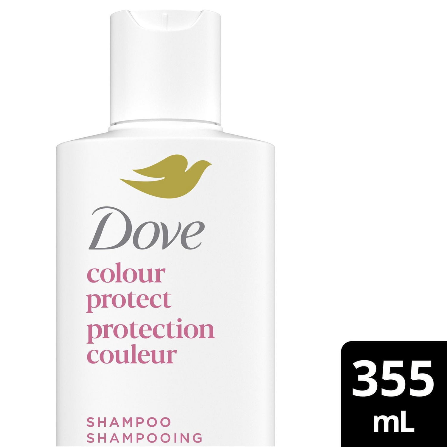 Dove Shampooing Protection Couleur Soin des Protéines Bio + Sérum de Soin Couleur, 355 ml