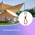 thumbnail image 2 of 2pcs Tent Elastic Rope Fixing Cord with Hook Tent Elastic Rope Durable Camping Fastener Stretch Ropes Tent Accessories Strong Bearing Capacity Red, 2 of 7