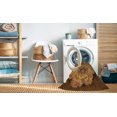 thumbnail image 2 of Ahgly Tapis d'Intérieur Lavable en Machine Carré Marron Selle, 4 Pieds Carré, 2 of 7