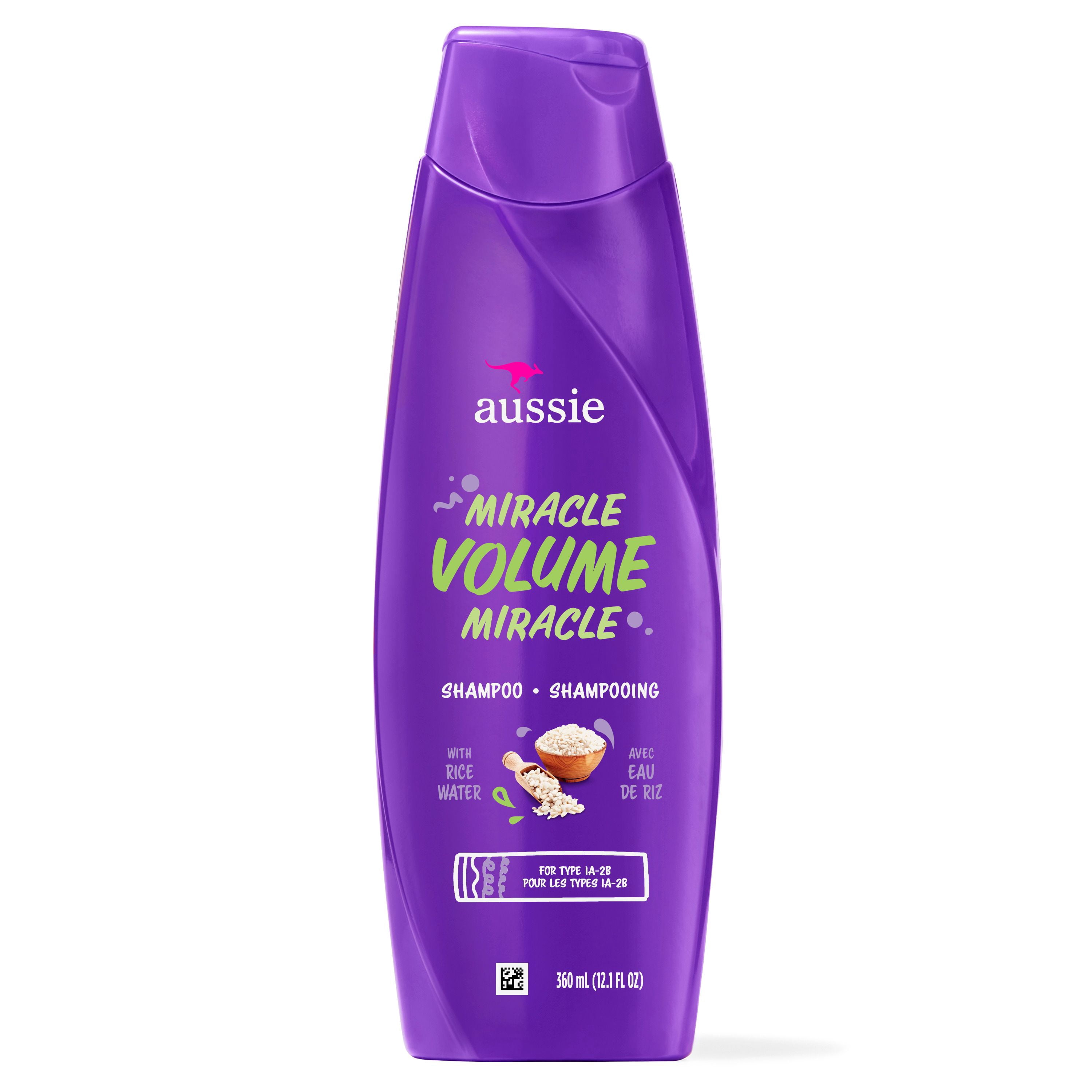 Aussie Paraben-Free Miracle Volume Shampoo w/ Plum & Bamboo For Fine Hair