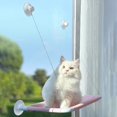 thumbnail image 3 of Cat Window Perch Hammock Hanging Bed Suction Cup Comfortable Detachable Pink, 3 of 8