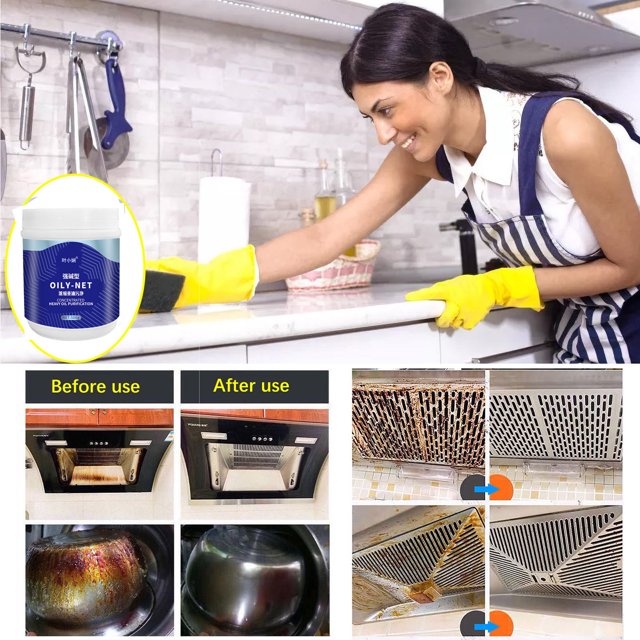 RKSTN Cleaning Agent Effectively Eliminated Grease,, Fingerprints And Stains All Surfaces Heavy Degreasing Cleaner 500g
