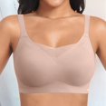 thumbnail image 4 of Non Wired Bra Women's Padded Full Cup Bra Without Underwire With Padding Seamless Womens Comfort Workout Sports Bra Compression Bra Bra's Extra Support Sports Bra Athletic Sports Bras for Women, 4 of 5