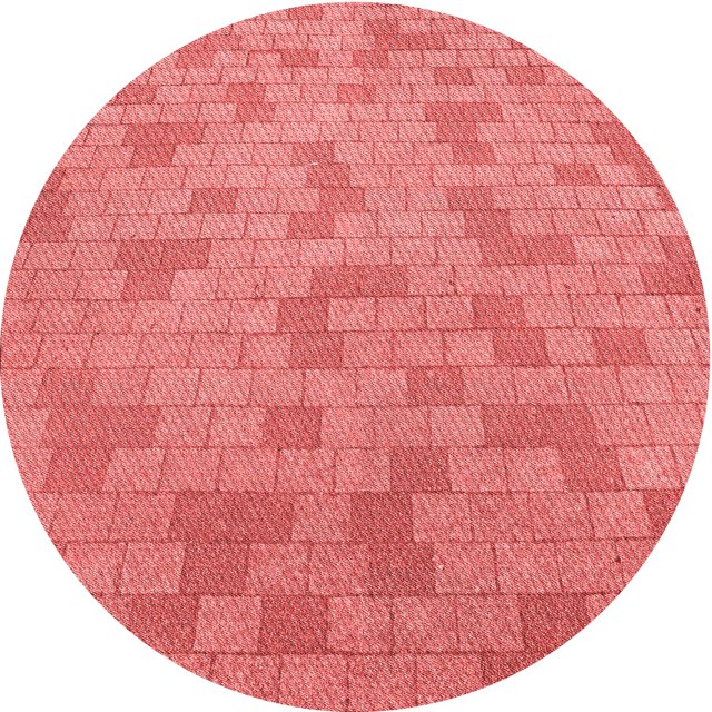 Ahgly Company Tapis Rond Lavable en Machine Intérieur Transitionnel Rouge Camion de Pompiers, 6 Pieds Rond