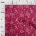 thumbnail image 1 of oneOone Polyester Lycra Fabric Leaves|Floral & Paisley Block Print Fabric By Yard 56 Inch Wide, 1 of 4