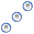 thumbnail image 1 of mmirethe Blue Durable Brake Cable Set For Bicycles Carbon Steel And High Performance Fitment BicyclesBrake 3Set, 1 of 5