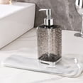 thumbnail image 2 of JilgTeok 3 Packs 450ml Ripple Pattern Hand Soap Dispenser Pump Bottle for Bathroom Kitchen Refillable Liquid Soap Lotion Shampoo Dispenser Plastic Hand Wash Station Supplies, 2 of 6