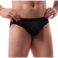thumbnail image 4 of zbxnLI Bikini Briefs for Men Low Rise Breathable Soft Comfort Stretch Classic Underwear Solid Color, 4 of 5